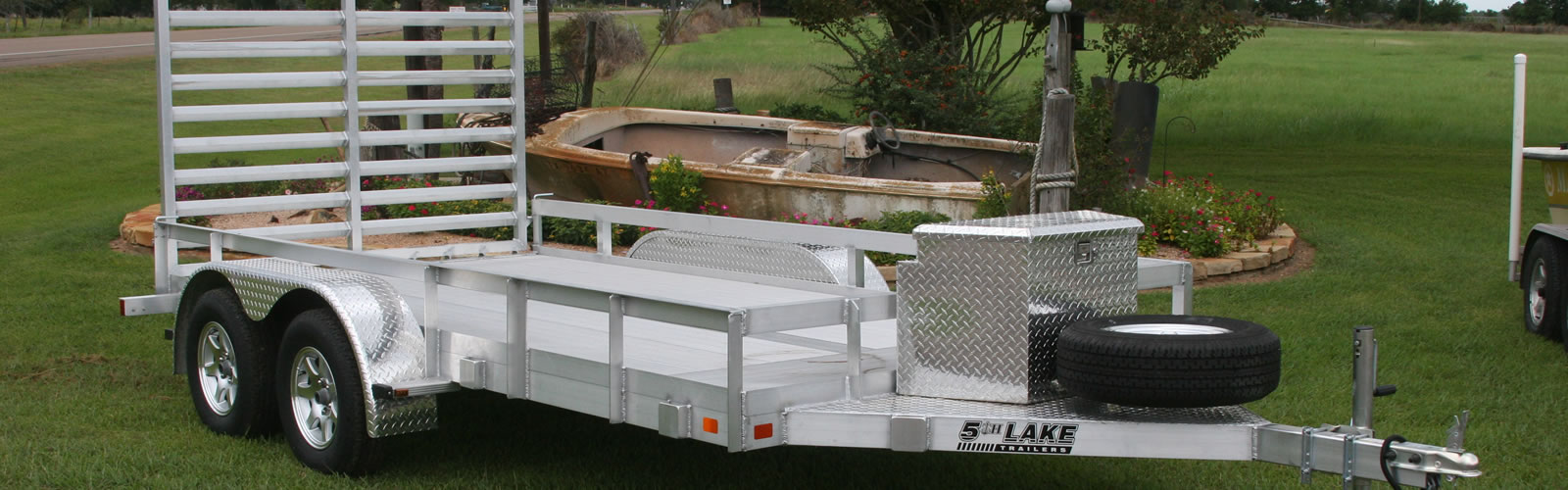We can custom build Aluminum Utility Trailers